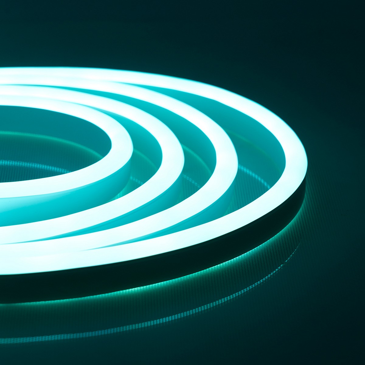 Светодиодная лента RGB Светодиодная LED лента Feron LS720 неоновая 72SMD(5050)/м 8Вт/м 10м 220V RGB IP67 52111 