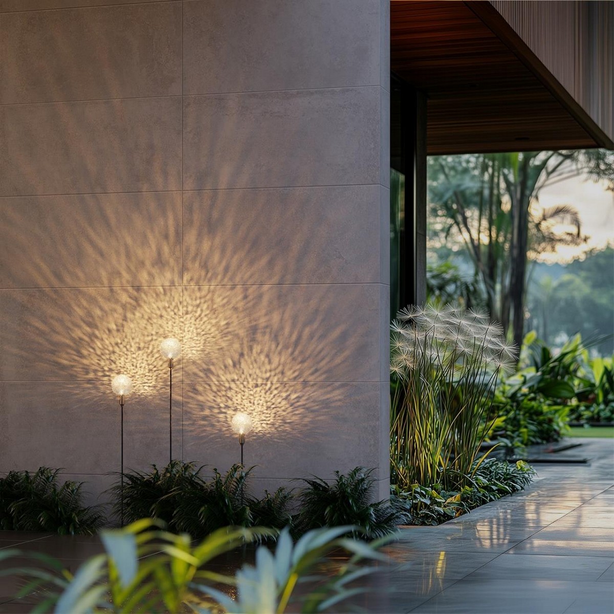 Уличные светильники столб Ландшафтный светильник ODEON LIGHT 7121/2GL DANDE 