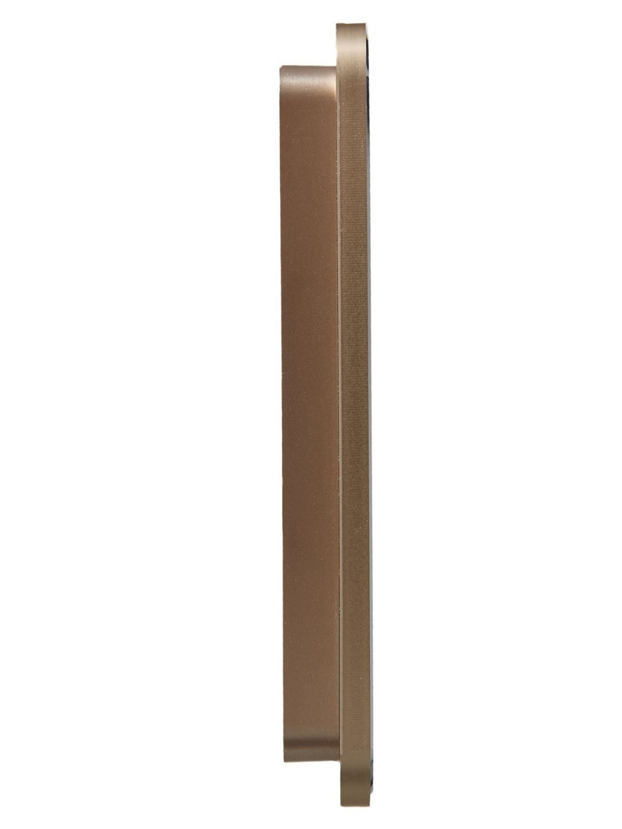 Рамка IEK BRITE DECOR Шампань металл. скругл.угол 3-м РУ-3-1-Бр RE AL BR-M32-M-21-K37