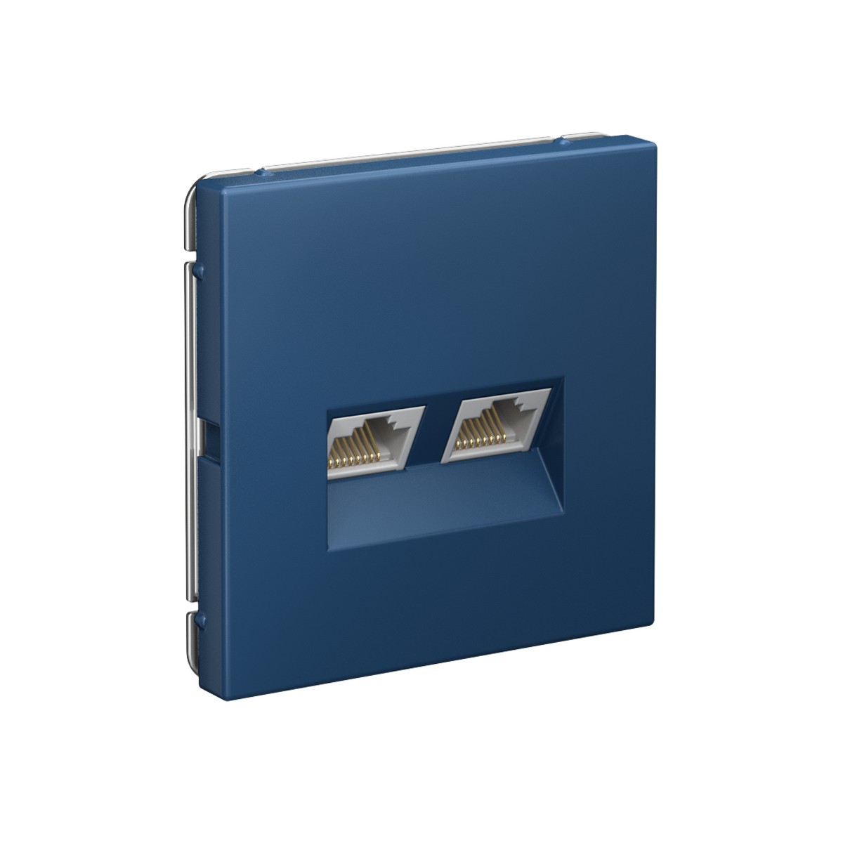 ArtGallery Аквамарин Розетка компьютерная Systeme Electric ArtGallery Аквамарин двойная RJ45+RJ45, кат. 5е,