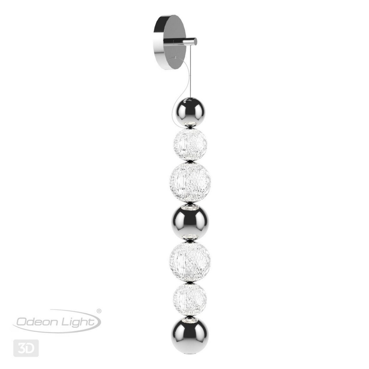 Настенный светильник ODEON LIGHT 5007/13WL CRYSTAL
