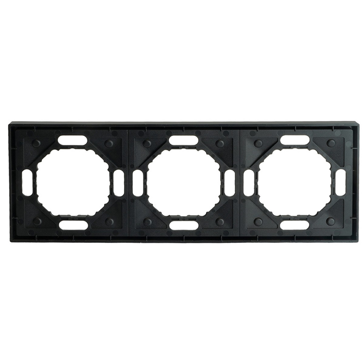 Рамка 3-ая STEKKER Эмили PFR00-5003-05 черный уголь soft touch 49860