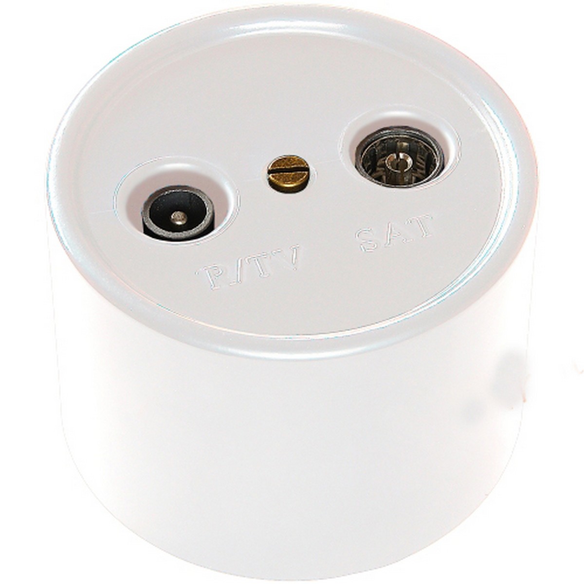 Bironi Лизетта - Ретро розетки и выключатели Розетка телевизионная BIRONI Пластик Белый ТV/FM B1-305-21