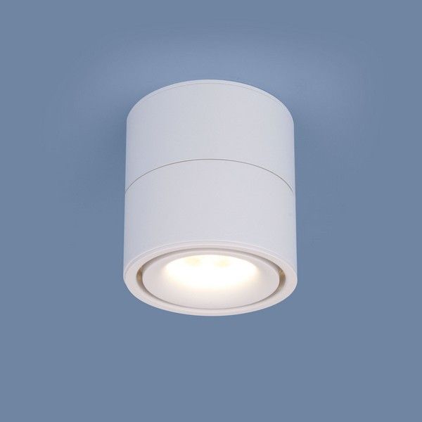 Светильники споты светодиодные Накладной потолочный светодиодный Elektrostandard Светильник спот DLR031 15W 4200K 3100 белый матовый 