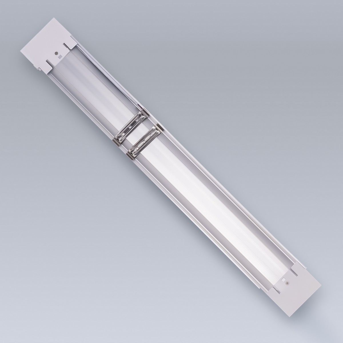 Линейные светодиодные светильники Светильник ELEGANZ линейный-панель 28W 4500К 900*75*25мм 220V IP40 9803 