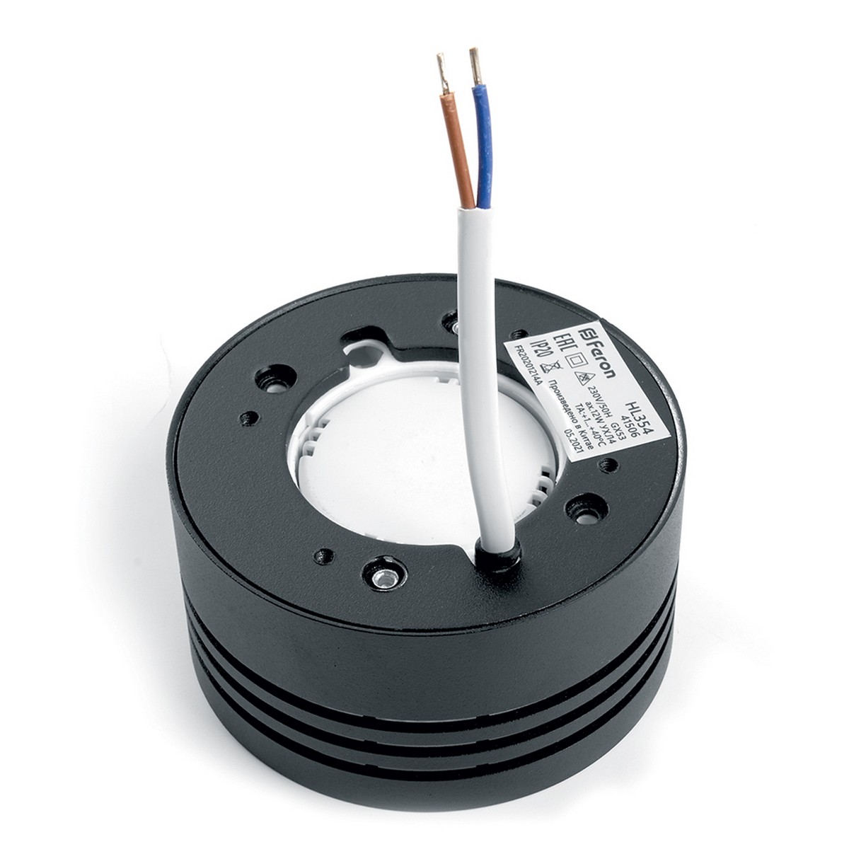 Светильник спот потолочный Feron HL354 12W GX53 черный 41506