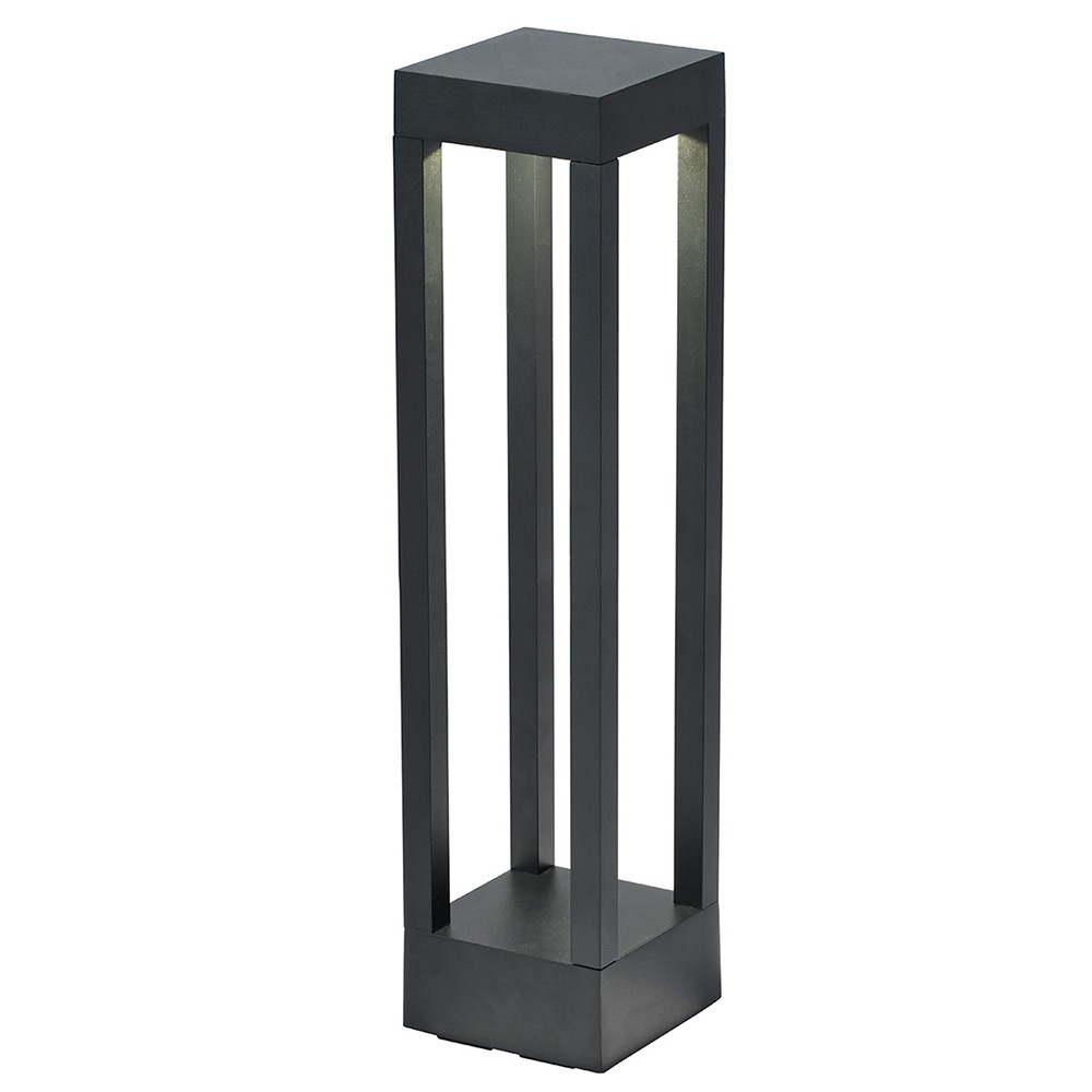 Уличные светильники на столб Светильник уличный светодиодный Feron DH802 10W AC/DC12-24V 3000K черный 48451 