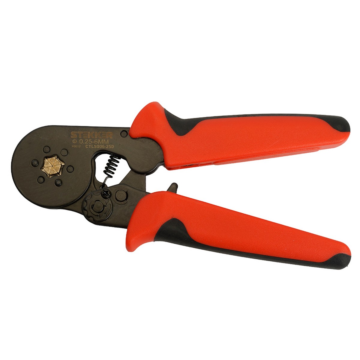 Кримпер STEKKER CTLS006-250 для обжима НШВИ 0,25-6мм2 6 сегментов 49612 фото