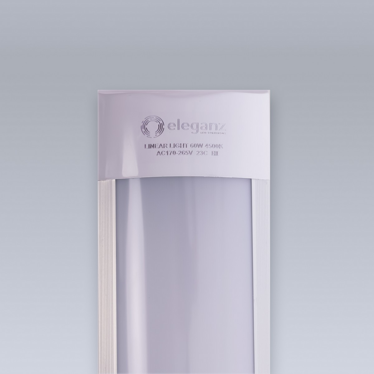 Линейные светодиодные светильники Светильник ELEGANZ линейный-панель 36W 6000К 1200*75*25мм 220V IP40 9805 