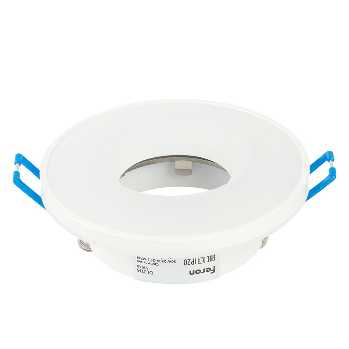 Встраиваемые светодиодные светильники Светильник встраиваемый Feron DL3116 потолочный G5.3 белый 51940 