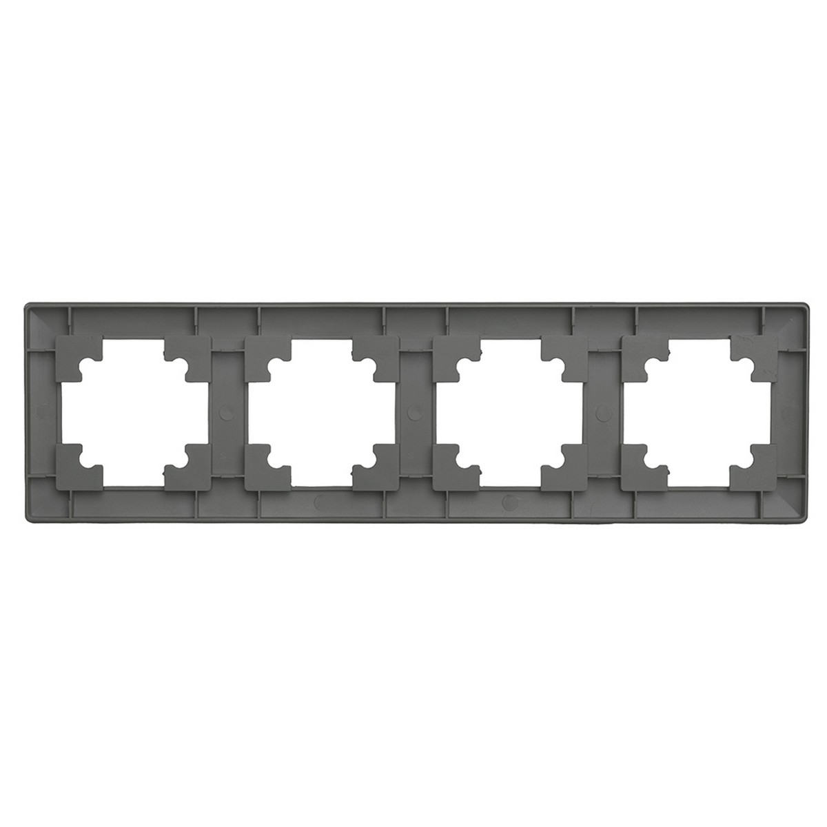 Катрин - Розетки и выключатели Stekker Рамка STEKKER 5-местная Катрин стекло графит PFR00-7005-06 39811