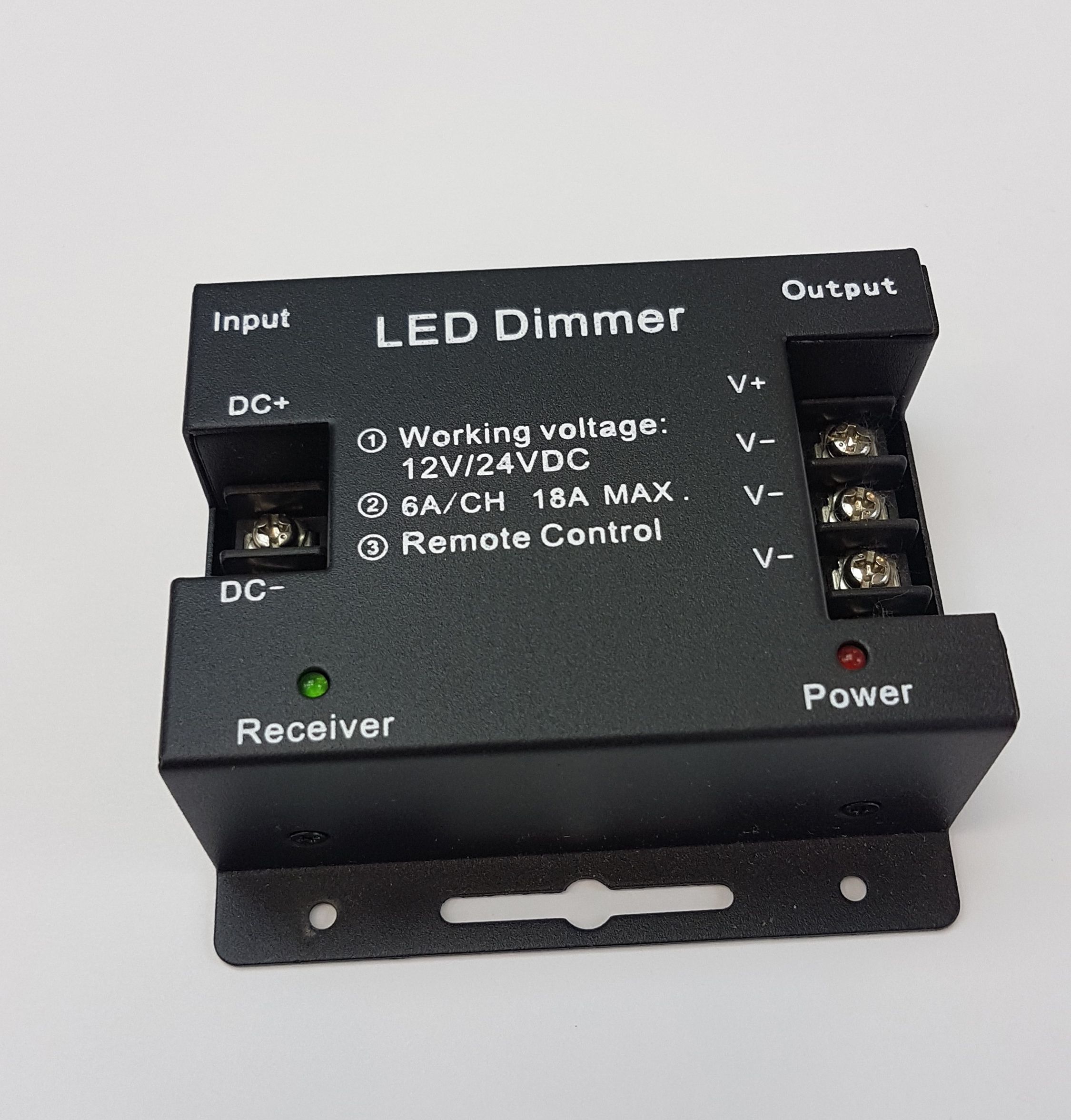 Контроллеры, усилители и сетевые шнуры для светодиодной ленты Контроллер Eleganz сенсорный (TOUCH) с пультом 12/24V 18А  для одноцветной светодиодной ленты 1008 