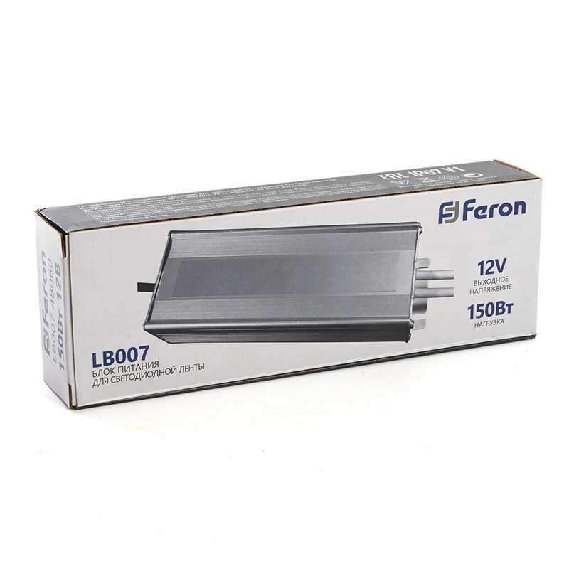 Трансформатор Feron для светодиодной ленты 150W 12V IP67 (драйвер) LB007 48060