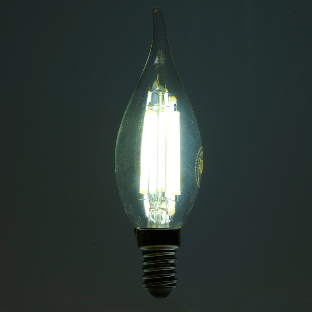 E14 Лампа светодиодная Feron.PRO LB-1218 Свеча на ветру E14 8W 175-265V 6400K 51267 