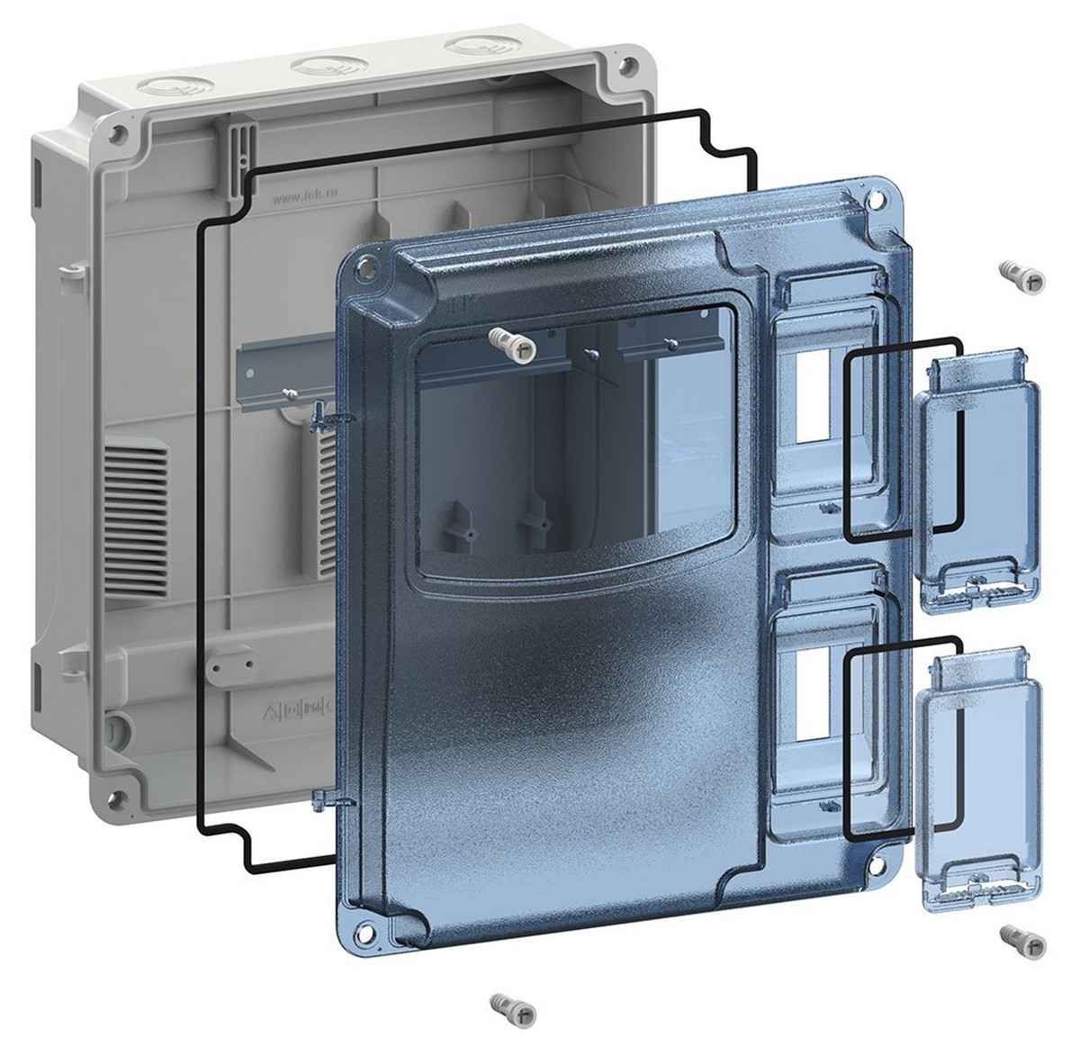 Пластиковые боксы и щиты IEK Корпус пластиковый IEK KREPTA ЩУРн-П 3/6 IP55 MSP3-N-06-55