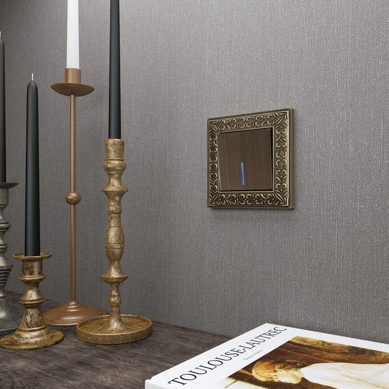 Werkel Бронзовый механизмы Клавиша Werkel для выключателя одноклавишного c подсветкой (бронзовый) W1119112