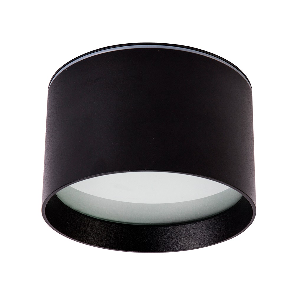 Накладные светодиодные светильники Светильник потолочный Feron HL373 25W GX70 черный 48733 