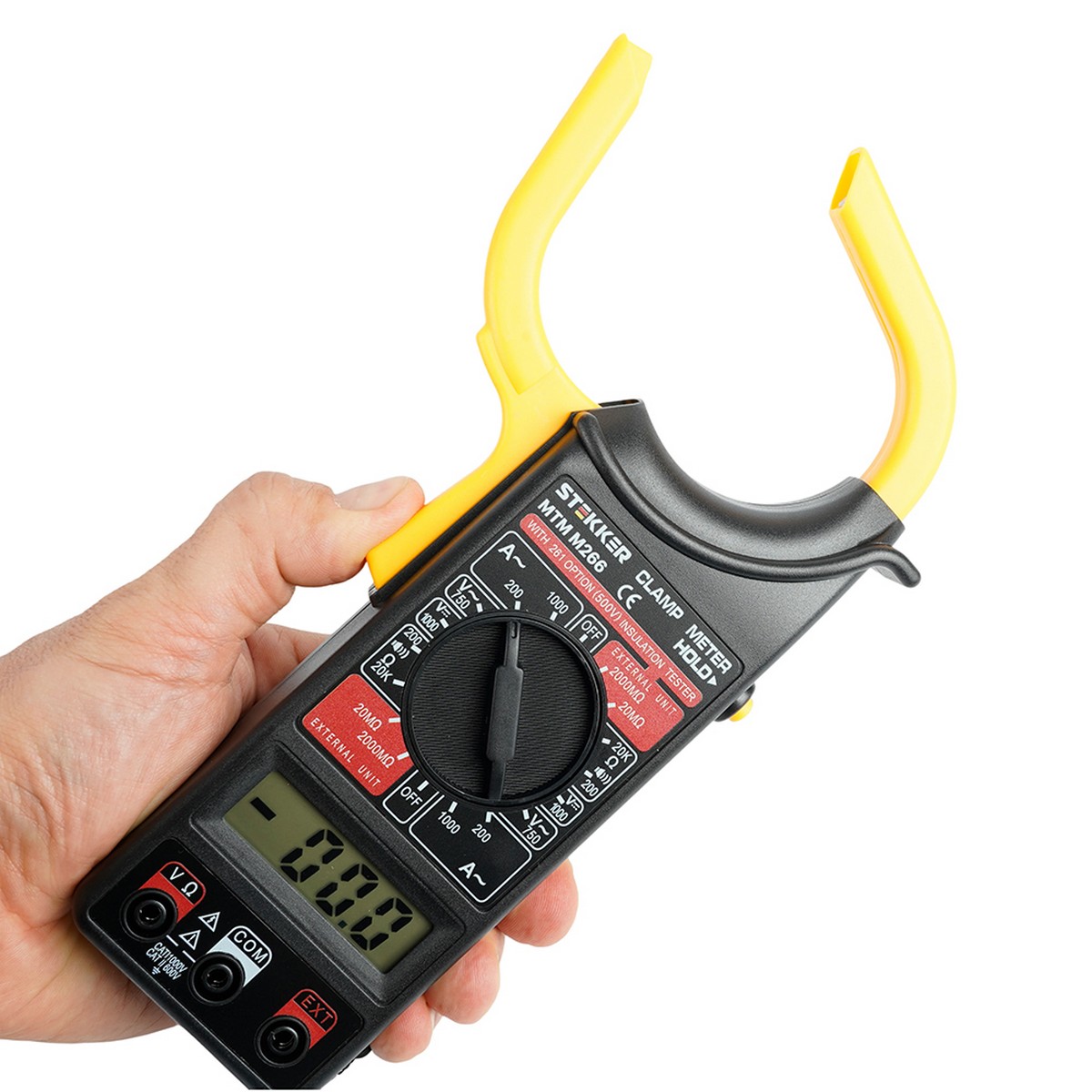 Клещи токоизмерительные STEKKER MTM M266 49996