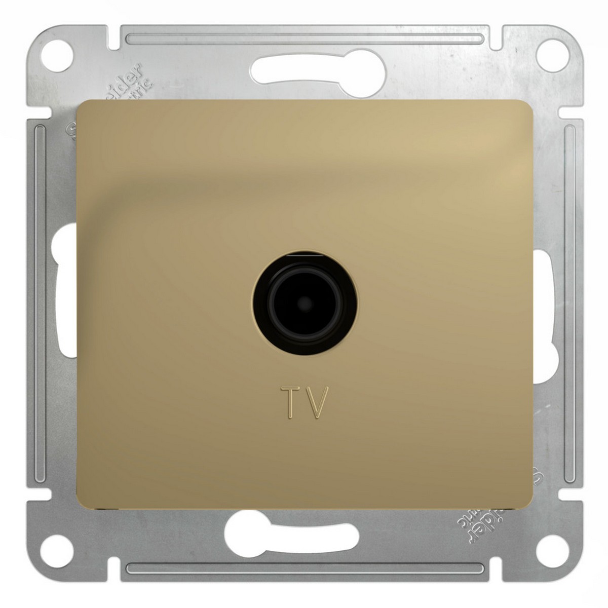 Glossa Титан Розетка Systeme Electric Glossa Титан TV одиночная 1DB GSL000491