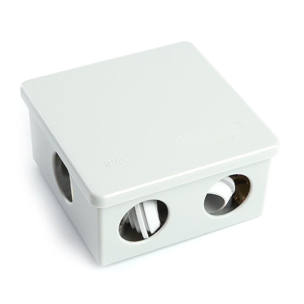 Коробка разветвительная уравнивания потенциалов (КУП) STEKKER EBX20-36-44 6 вводов, IP44, светло-серая (GE41360) 39996