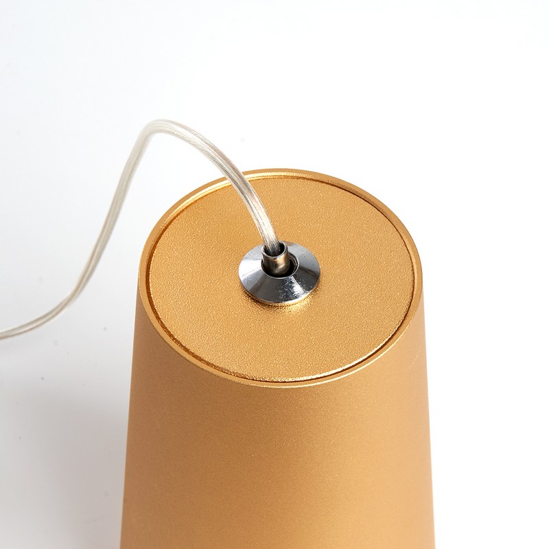 Подвесные светодиодные светильники Светильник подвесной Feron ML1858 Barrel BELL levitation MR16 золото черный 48423 