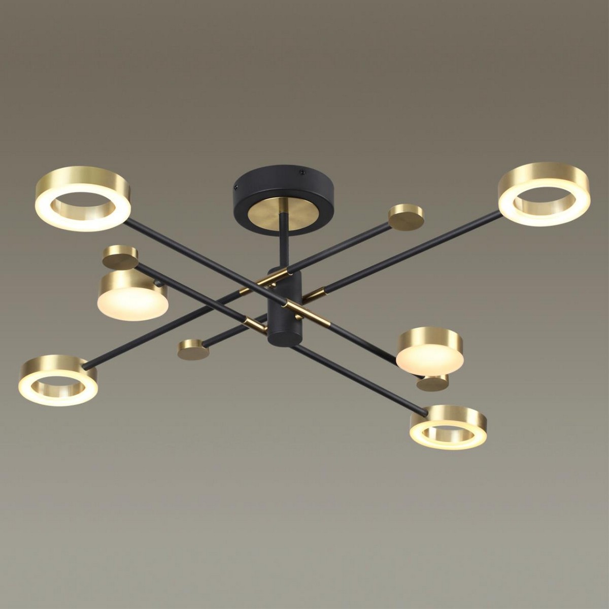 Накладные светодиодные светильники Потолочный светильник ODEON LIGHT 4321/55CL DENZEL 