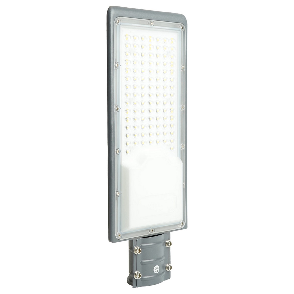 Консольные уличные светодиодные светильники на столб Светодиодный уличный консольный светильник Feron SP3034 80W 6400K 230V серый 41580 