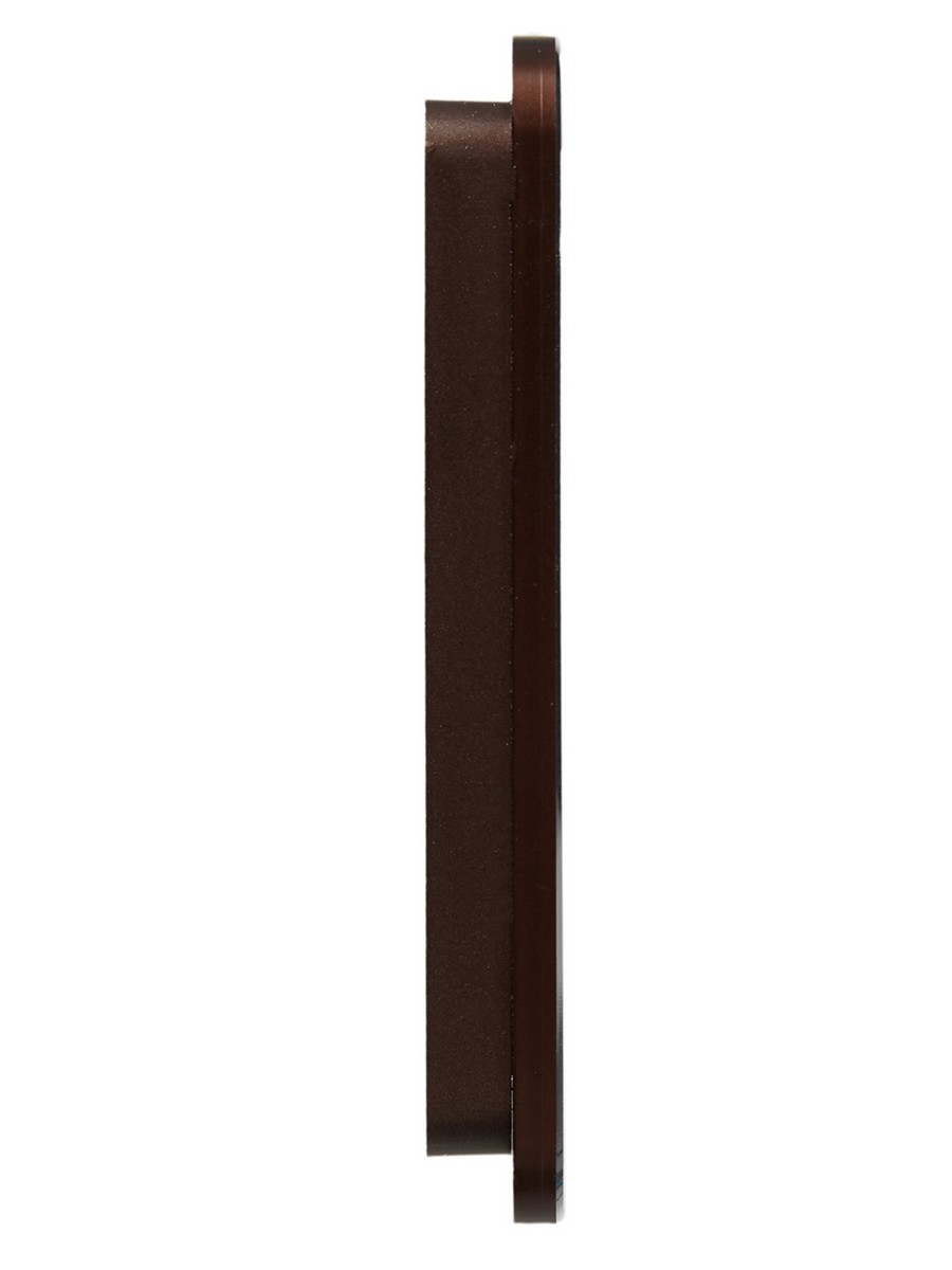 Рамка IEK BRITE DECOR Коричневый металл. скругл.угол 4-мест. РУ-4-1-Бр RE AL BR-M42-M-21-K30