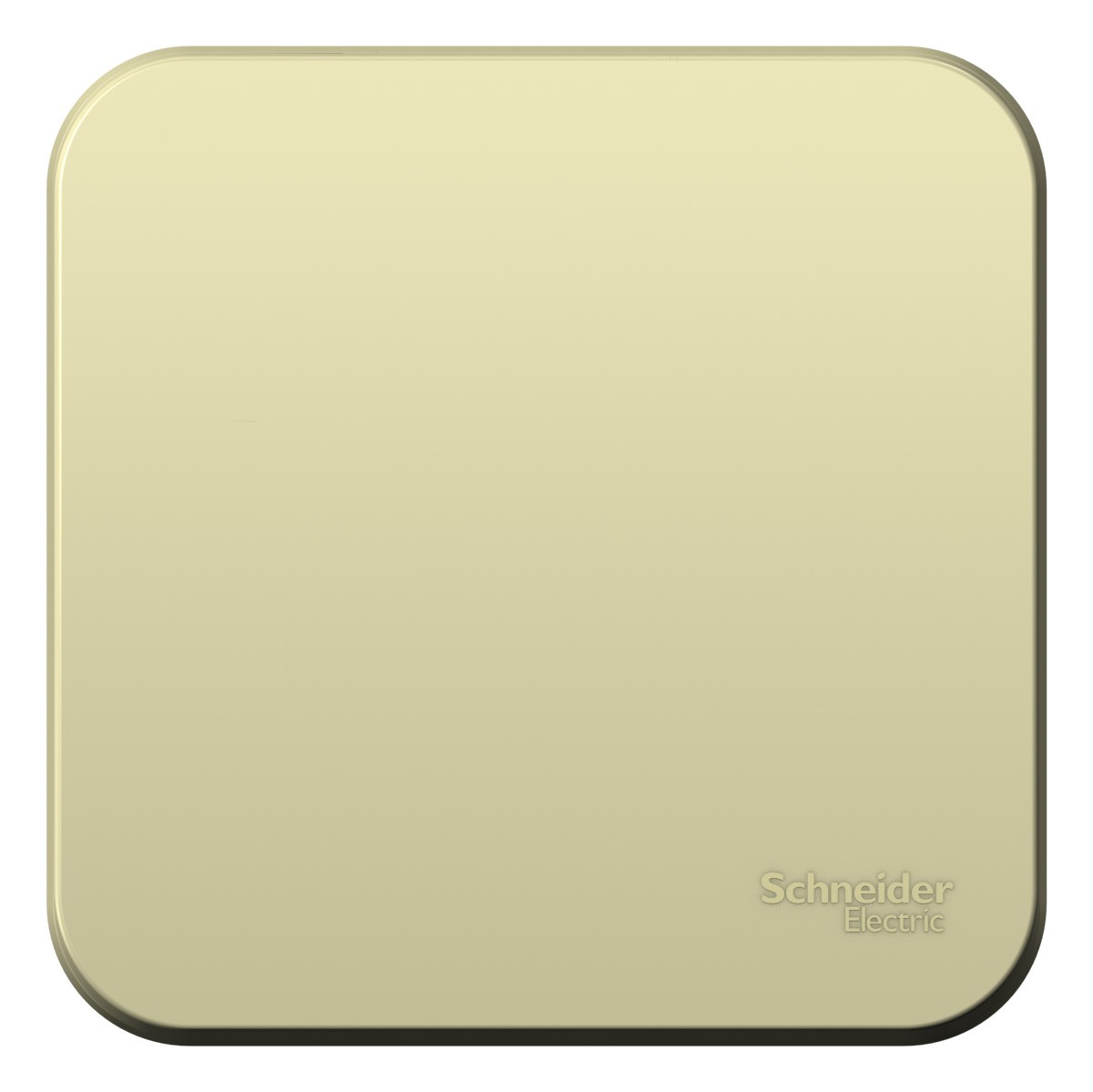 Blanca бежевые розетки и выключатели Выключатель SE Blanca 1-клавишный Бежевый наружный (cх.1) с самовозвратом изолир. пластина BLNCA1010