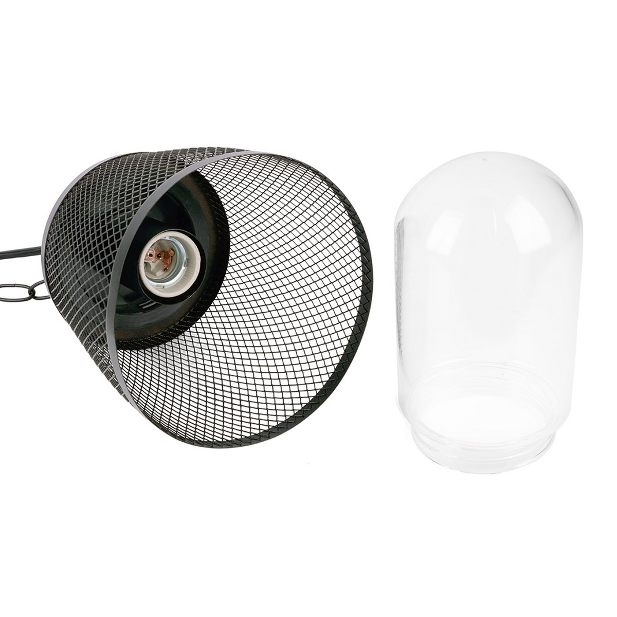 Светильник садово-парковый Feron PL805 на стену вниз 100W 230V E27 Черный 53396