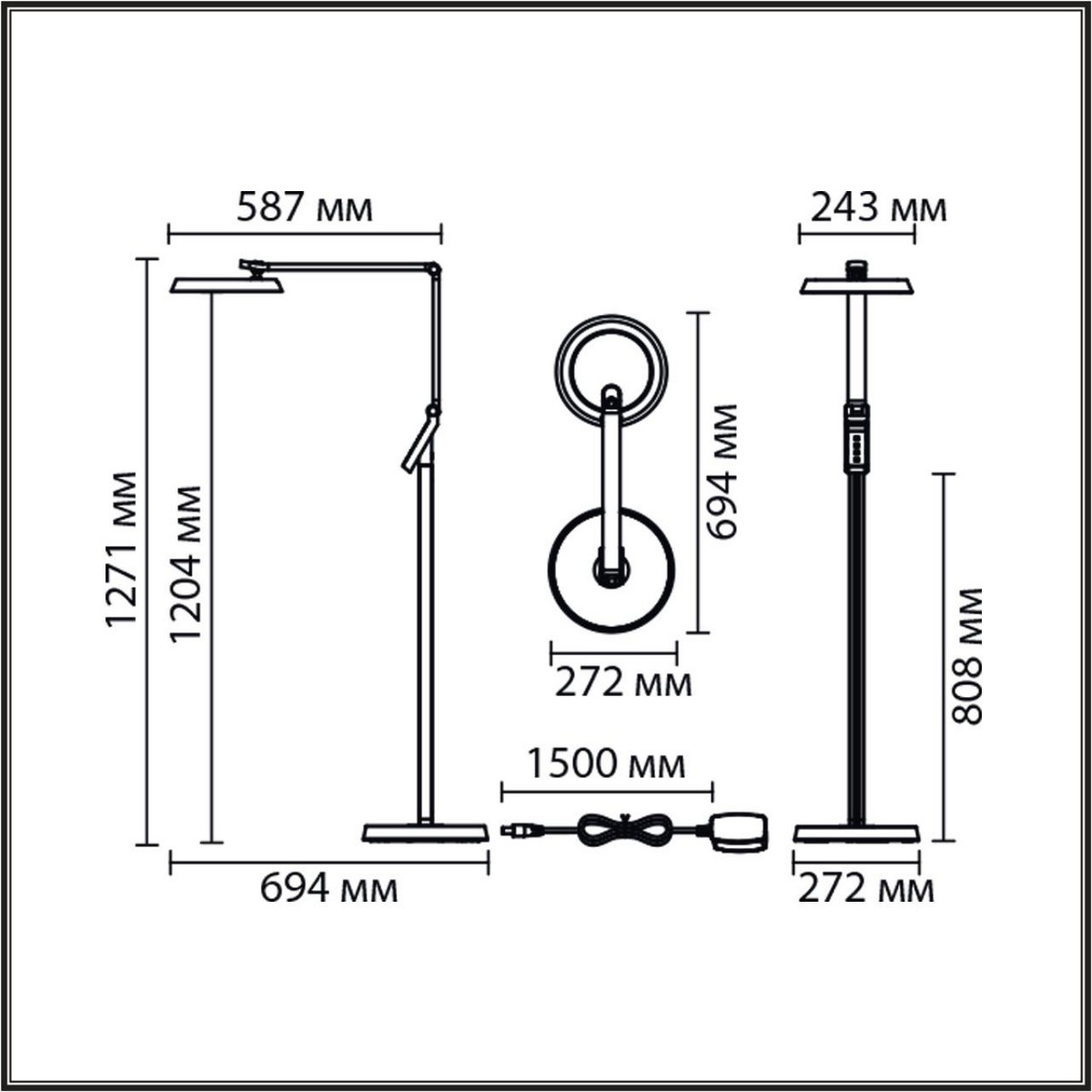 Торшеры Торшер LUMION 8332/15FL GENRI 