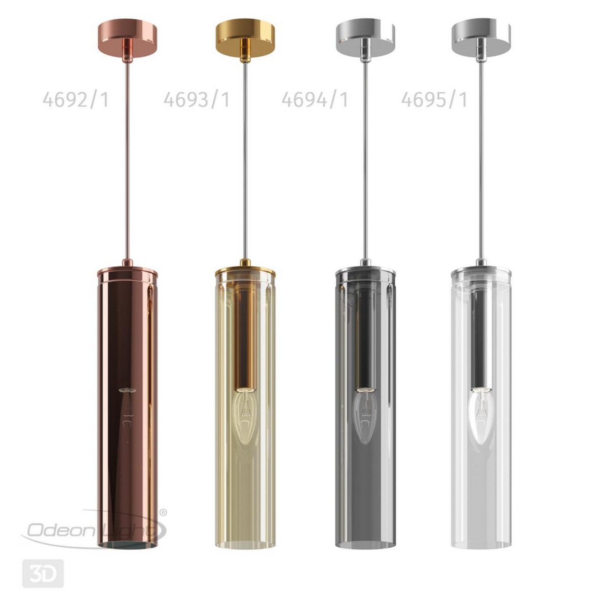 Подвесные светодиодные светильники Подвес ODEON LIGHT 4695/1 KLUM 