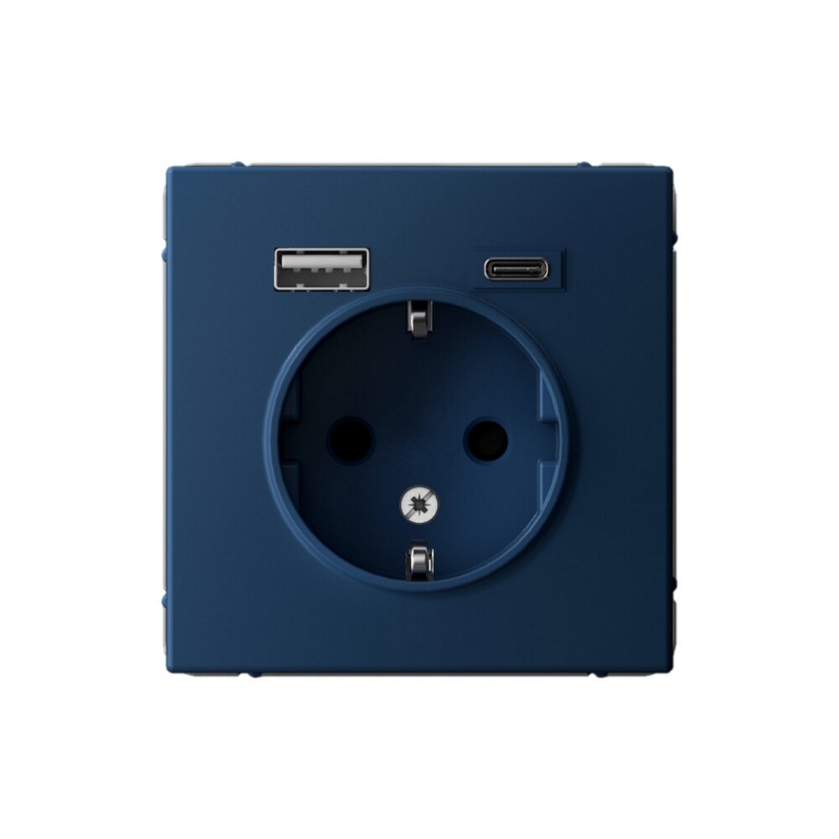 Розетка Systeme Electric ArtGallery Аквамарин 16А с 2 USB A+C 5В4А/30А 5В/15А GAL001132