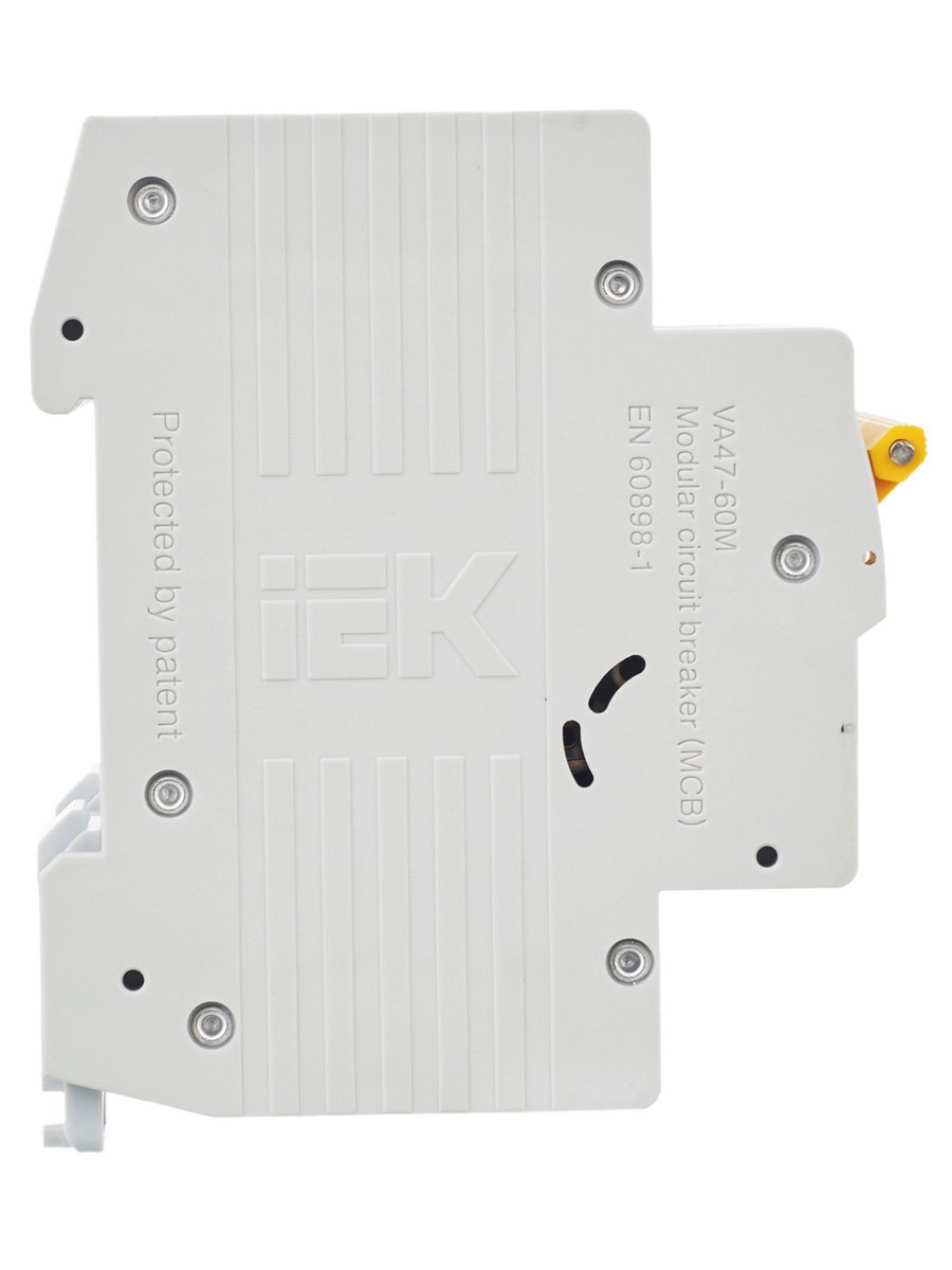 3 полюсные (трехполюсные) Автоматический выключатель IEK KARAT ВА47-60M 3Р 6А 6кА С MVA31-3-006-C 