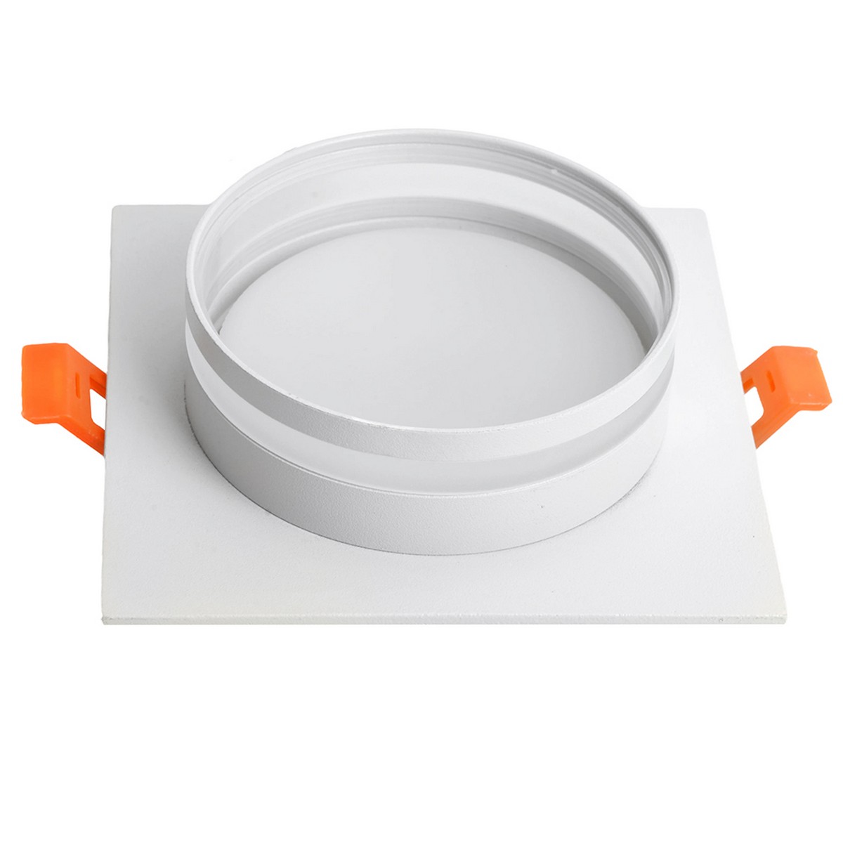 Встраиваемые светодиодные светильники Светильник встраиваемый Feron DL503 LUNA GX53 белый квадрат 51091 