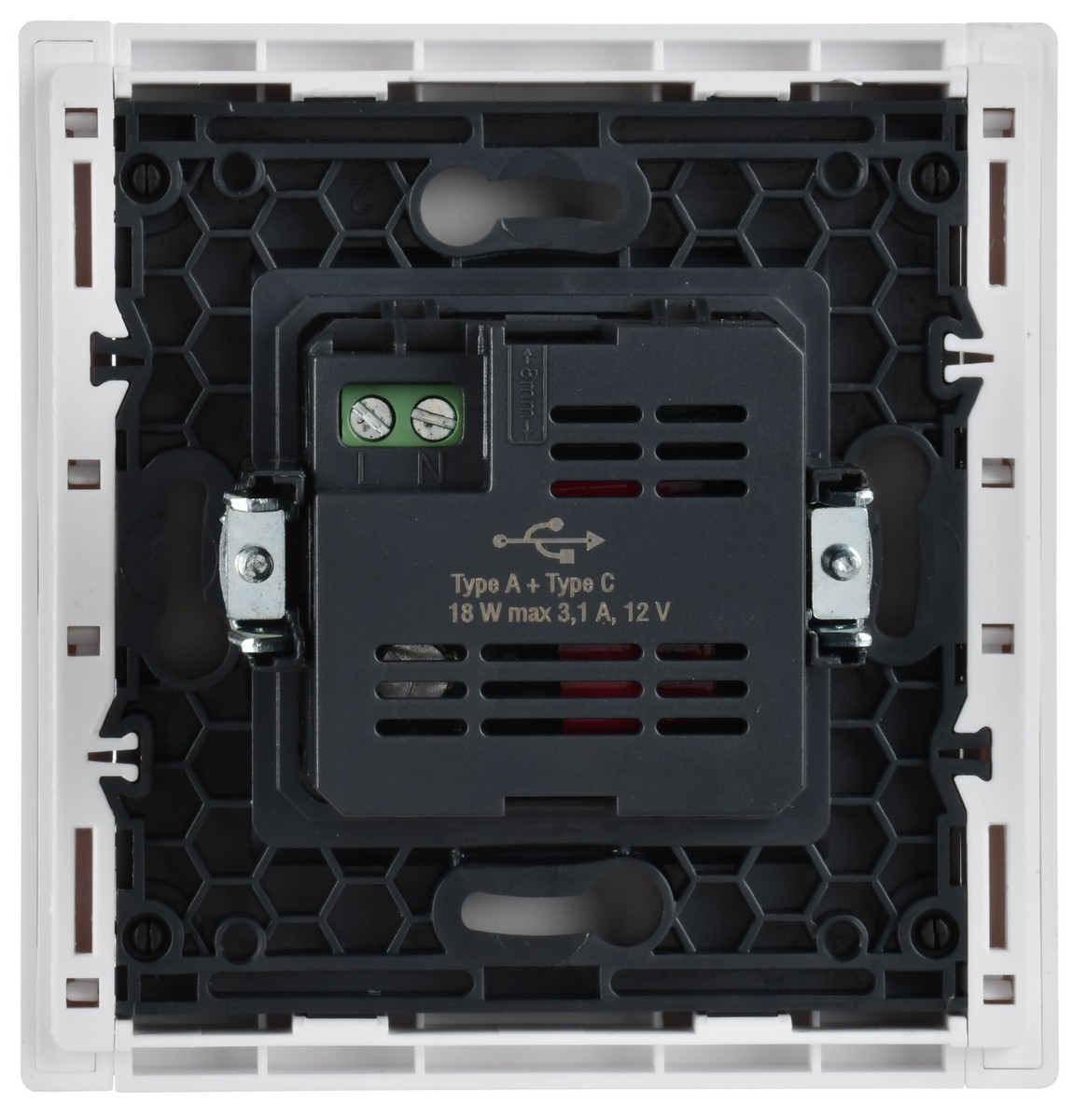Розетка IEK FORTE&PIANO Белый USB A+C 18Вт FP251