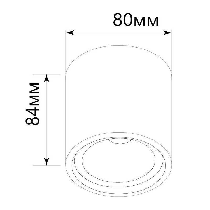 Светильники споты светодиодные Светильник спот потолочный Feron ML179 GU10 белый 41469 