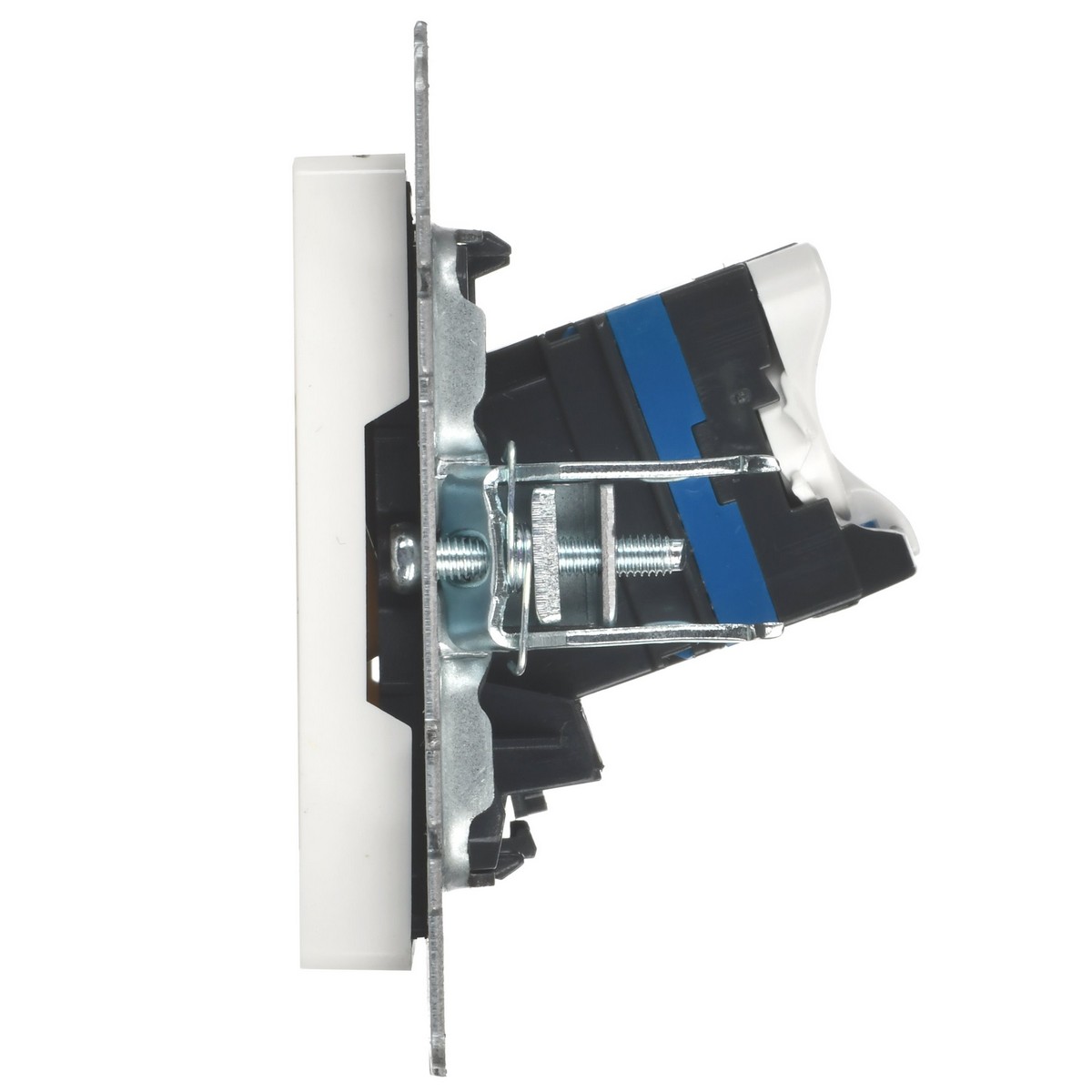 Розетка IEK BRITE компьютерная RJ45 кат.6 РК11-БрБ белый BR-K10-2-K01