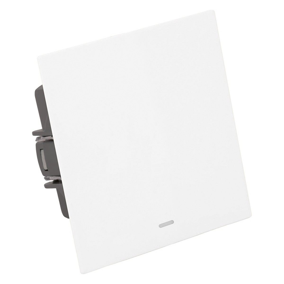 Мия - Розетки и выключатели Stekker Выключатель 1-клавишный c индикатором STEKKER Мия RSW10-3101-01 белая магнолия 50431