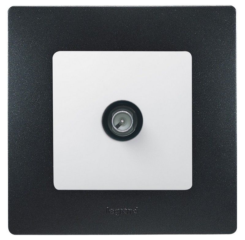 Legrand Etika Белый Розетка TV Legrand Etika белый проходная, 15дБ 672263