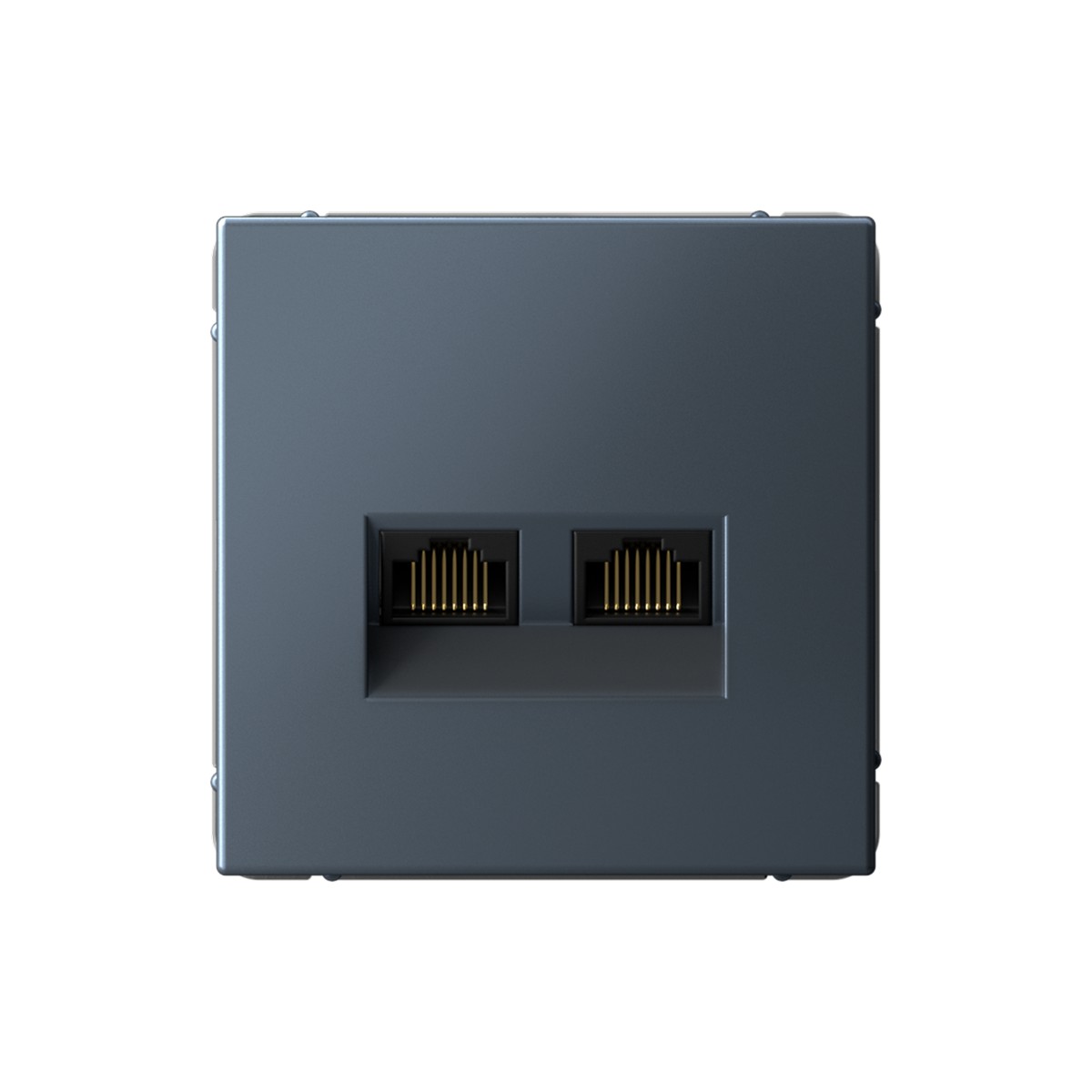 Розетка компьютерная Systeme Electric ArtGallery Грифель двойная RJ45+RJ45, кат. 5е,