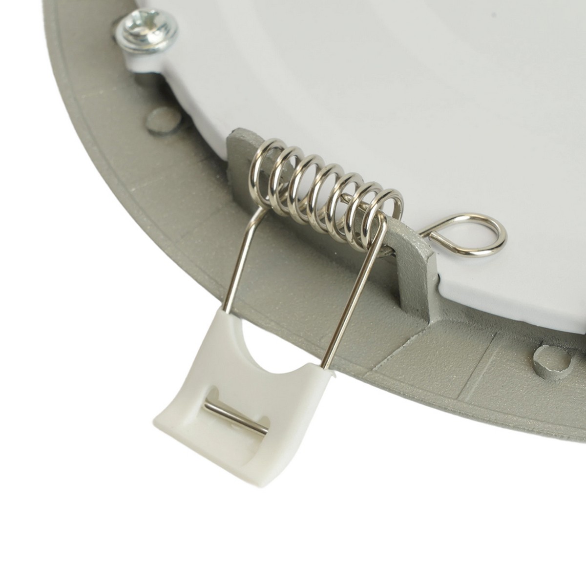 Встраиваемые светодиодные светильники Светодиодный светильник Feron AL500 встраиваемый 12W 4000K серый 51612 