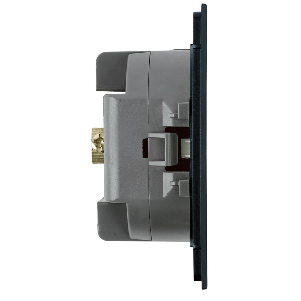 Розетка телевизионная 1-местная STEKKER Мия RST00-3108-05 черный бархат 50449