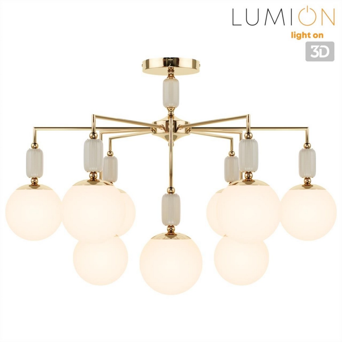 Люстры Люстра потолочная LUMION 6580/9C VIVIEN 