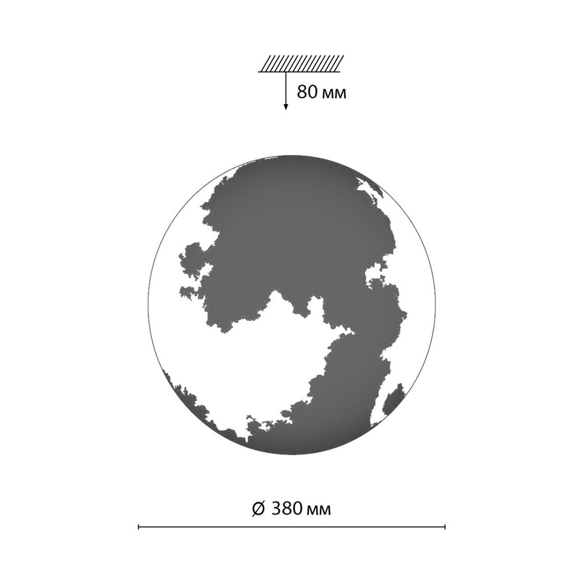 Накладные светодиодные светильники Настенно-потолочный светильник СОНЕКС 3084/DL MON 