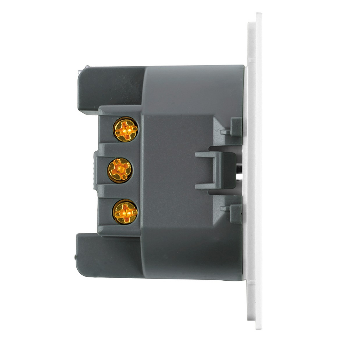 Мия - Розетки и выключатели Stekker Розетка 1-местная с защитной шторкой с/з STEKKER Мия RST16-3110-01 белая магнолия 50440