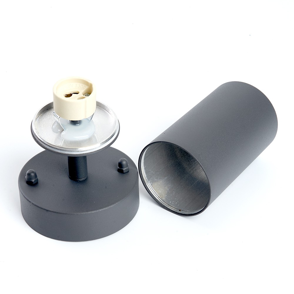 Уличные настенные светильники Светильник садово-парковый Feron DH1704 на стену GU10 230V 35w серый (на стену) 48321 