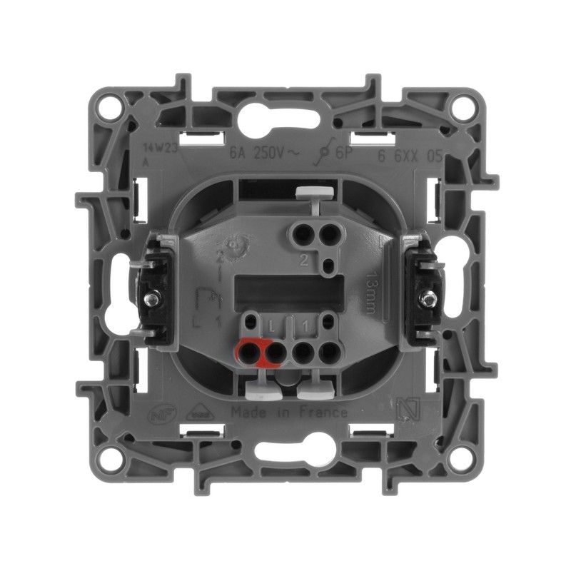 Legrand Etika Антрацит Кнопка Legrand Etika антрацит автоматическая 6А 672614