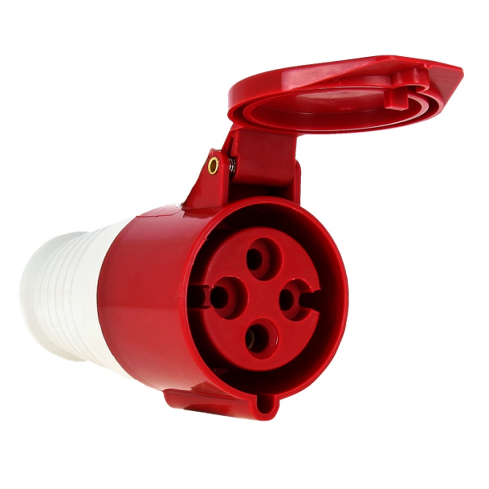 Силовые разъемы и вилки Розетка переносная EKF PROxima 224 3Р+РЕ 32А 380В IP44 ps-224-32-380 