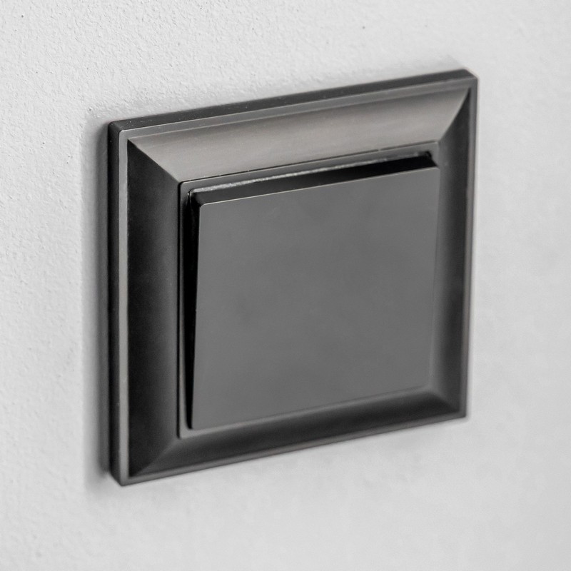 Werkel Черный матовый механизмы Выключатель Werkel одноклавишный черный матовый W1110008